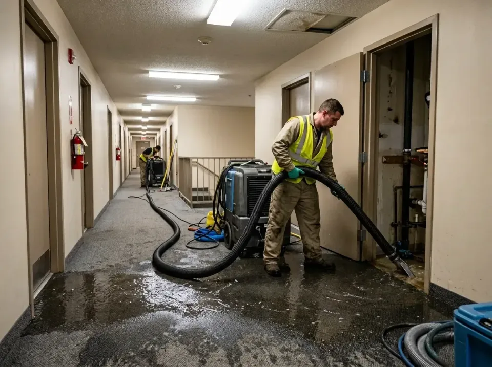 multi-unit-apartment-hallway-f-005 — frequently asked questions, Emergency Burst Pipe Water Extraction & Removal in Yorba Li…